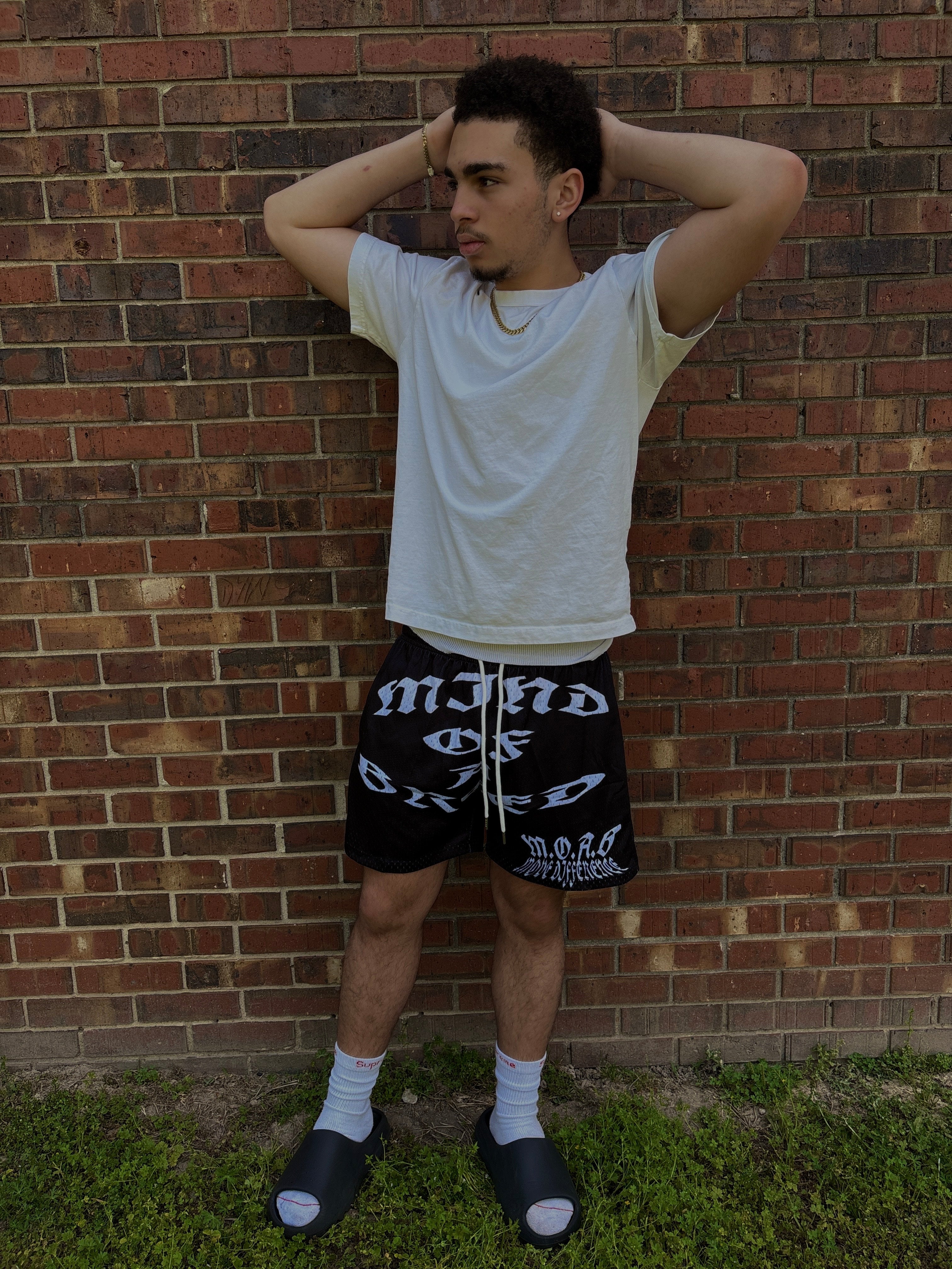 M.O.A.B MESH SHORTS RED+BLK *BUNDLE*
