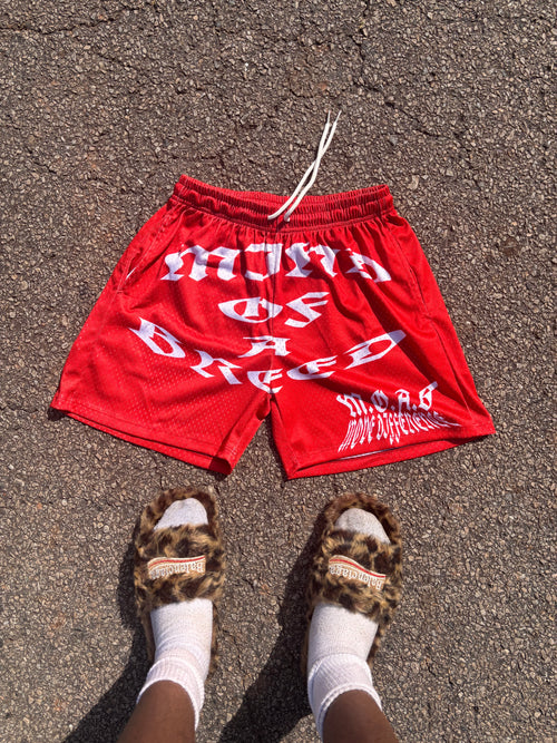 M.O.A.B MESH SHORTS RED