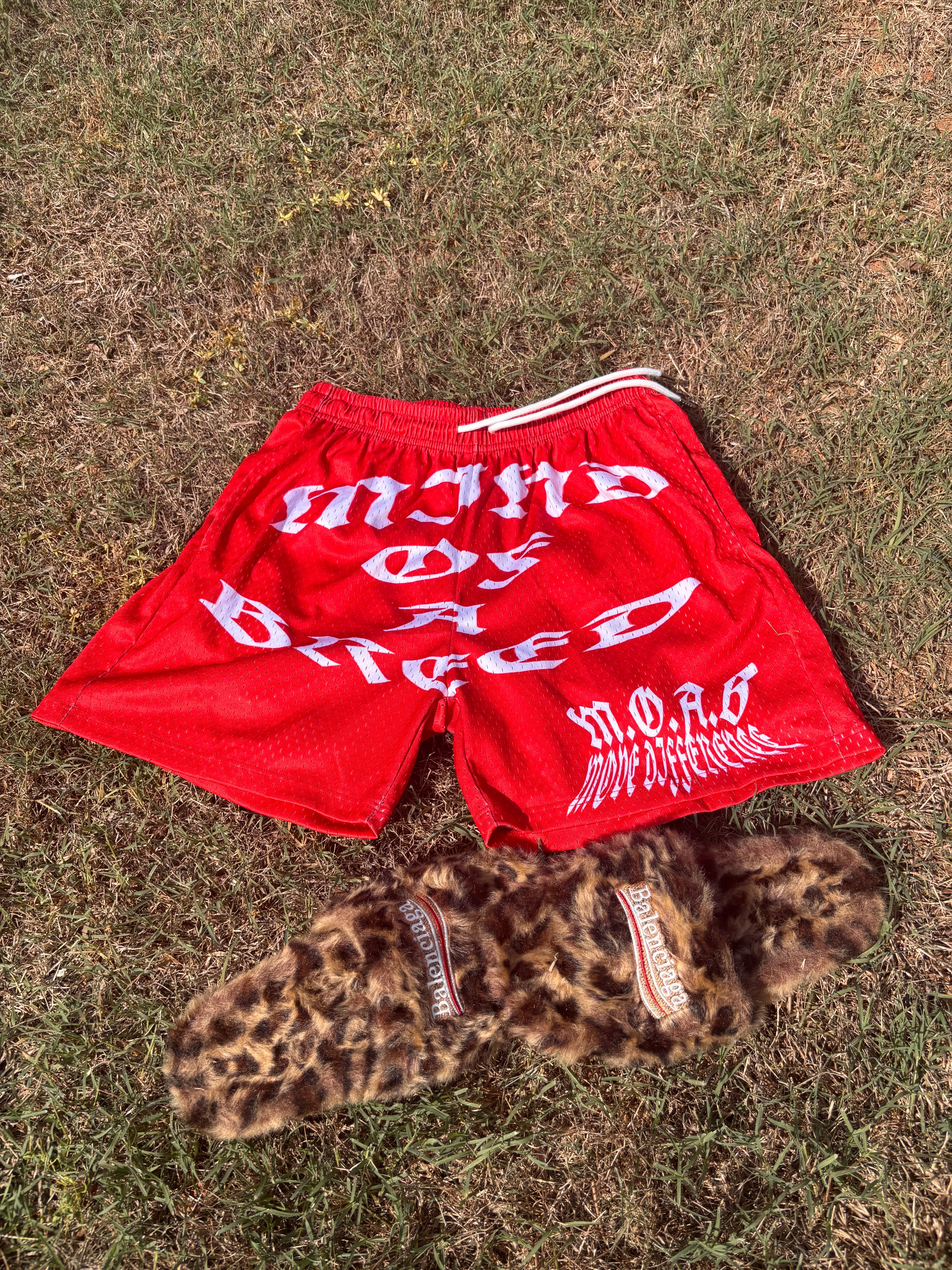 M.O.A.B MESH SHORTS RED